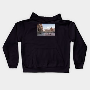 Mercado Chico Square in Avila Kids Hoodie